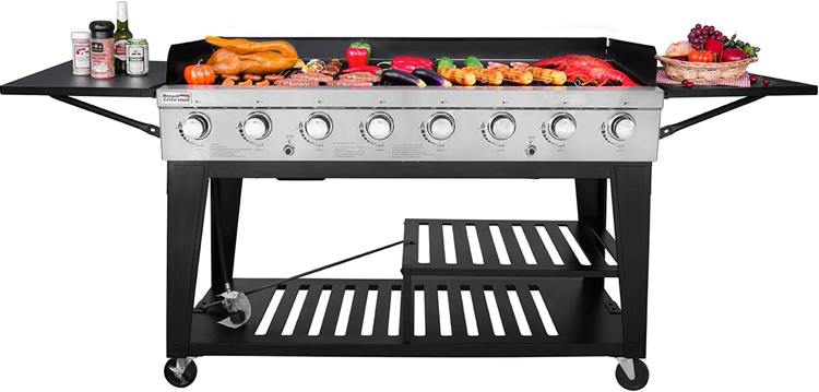 Royal Gourmet 8-Burner Flat Top Grill